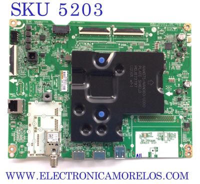 MAIN PARA SMART TV LG 4K RESOLUCION (3840 x 2160) / NUMERO DE PARTE EBU66759003 / EAX69581205 /2E1L0190-0005 / XU24M5A19A / PANEL NC430TQG-ABKH7 / DISPLAY HV430QUB-F7D / MODELO 43UQ7590PUB.BUSFLJM